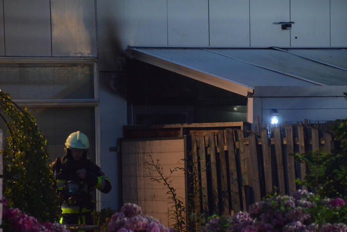 Flinke rookontwikkeling bij woningbrand