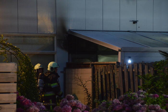 Flinke rookontwikkeling bij woningbrand
