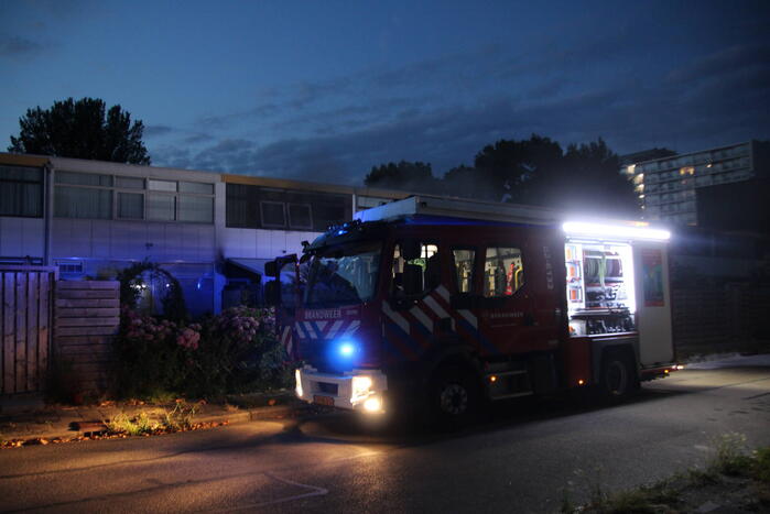 Flinke rookontwikkeling bij woningbrand