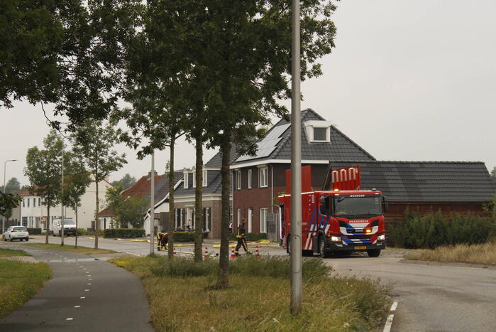 Veel rook bij brand in loods