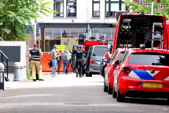 Straat afgezet voor verward persoon
