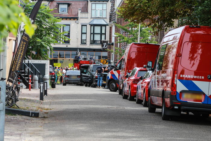 Straat afgezet voor verward persoon