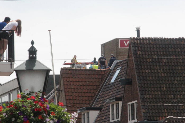 Straat afgezet voor verward persoon