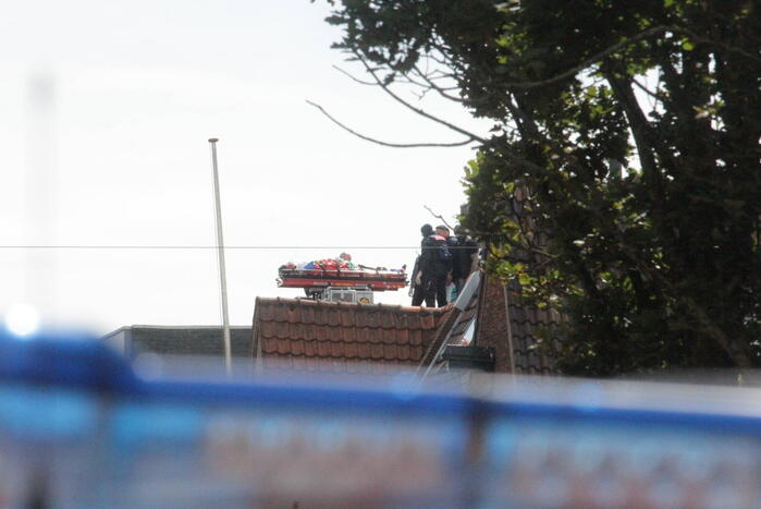 Straat afgezet voor verward persoon