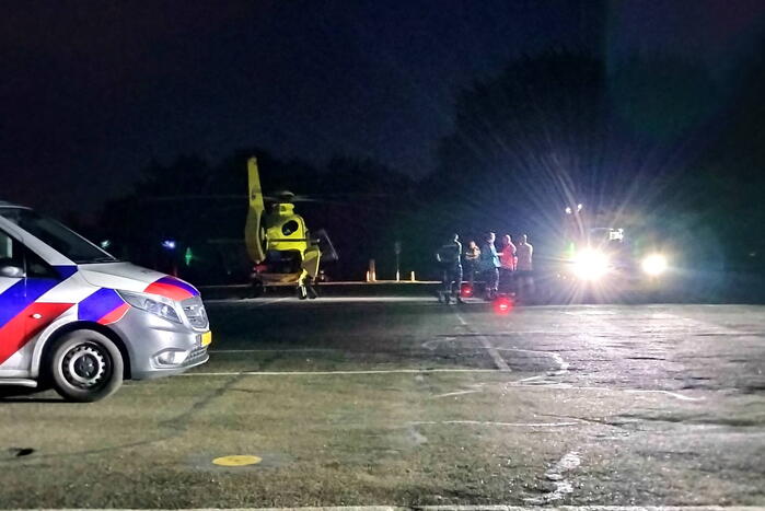 Traumahelikopter landt voor reanimatie in duingebied