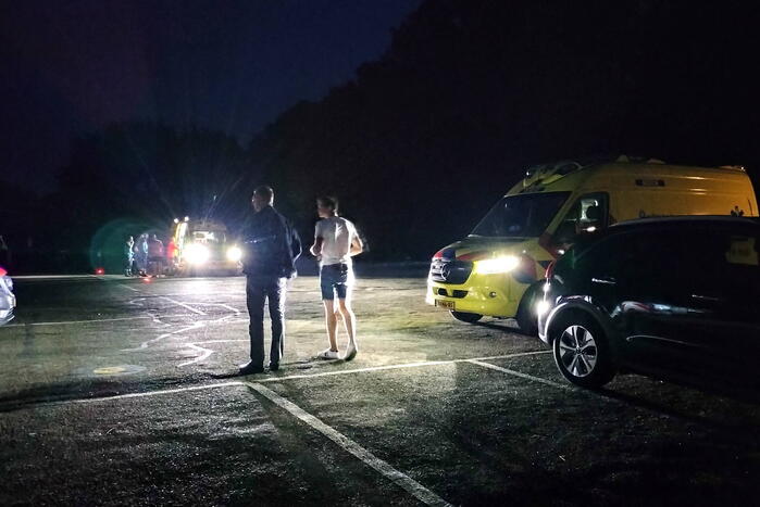 Traumahelikopter landt voor reanimatie in duingebied