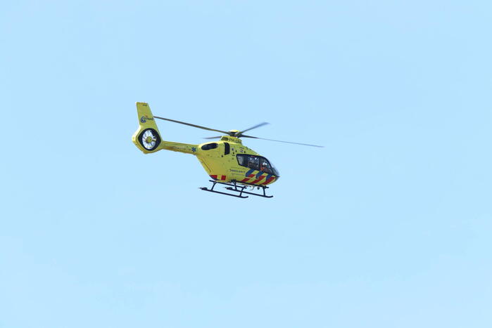 Traumahelikopter landt voor incident op bedrijventerrein