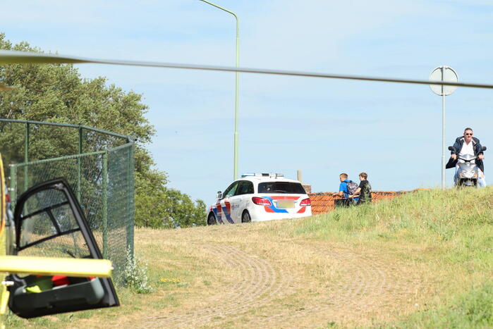 Traumahelikopter landt voor incident op bedrijventerrein