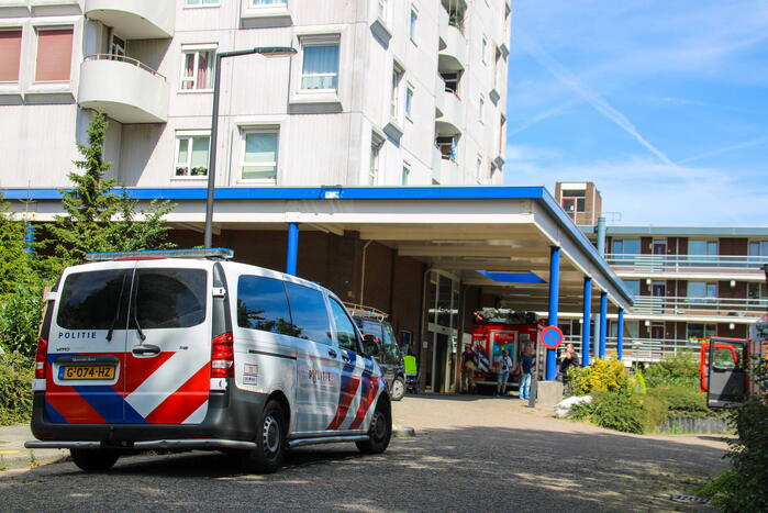 Waterlekkage in seniorenflatgebouw De Bolder