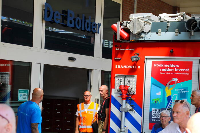 Waterlekkage in seniorenflatgebouw De Bolder