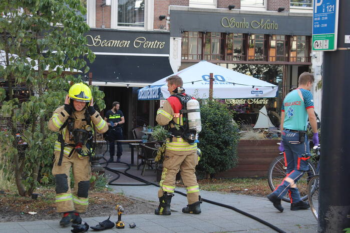 Brand in horecazaak