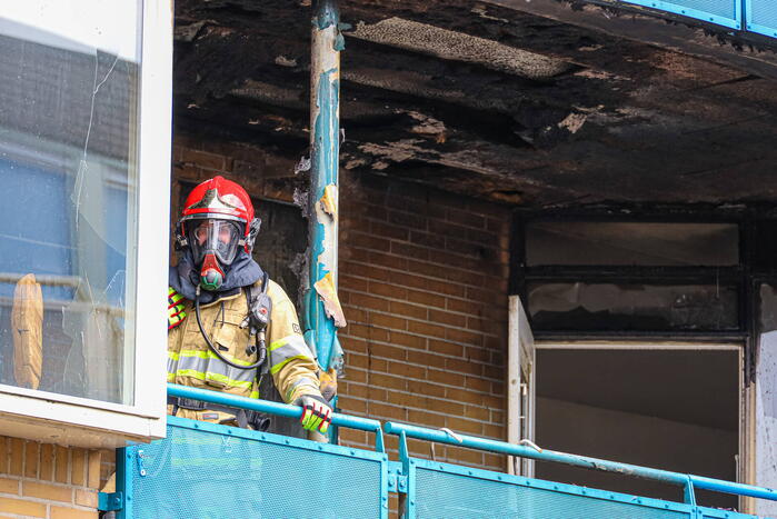 Appartement onbewoonbaar na uitslaande brand