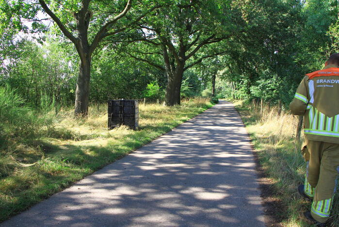 Onderzoek naar gedumpt vat met vloeistoffen