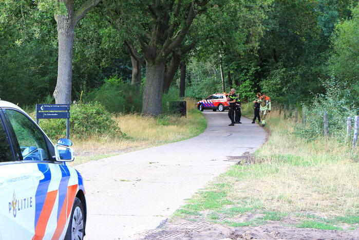 Onderzoek naar gedumpt vat met vloeistoffen