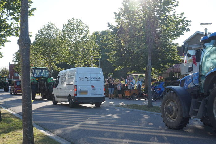 Meerdere trekkers bij boerenprotest
