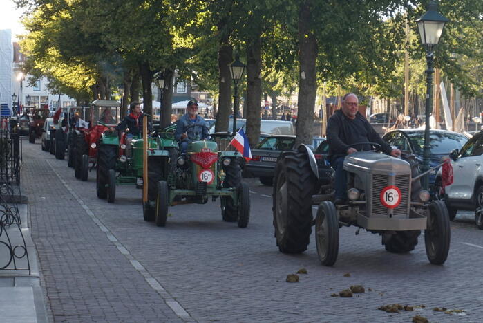 Meerdere trekkers bij boerenprotest