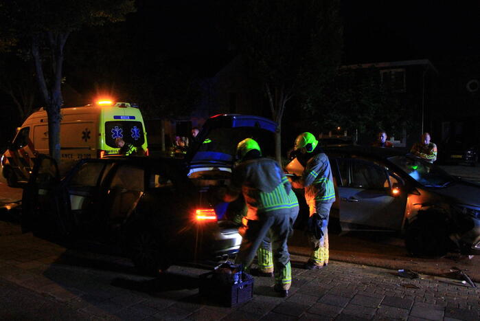 Schade bij flinke botsing