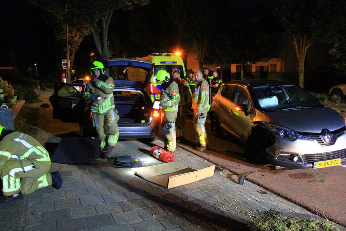 Schade bij flinke botsing