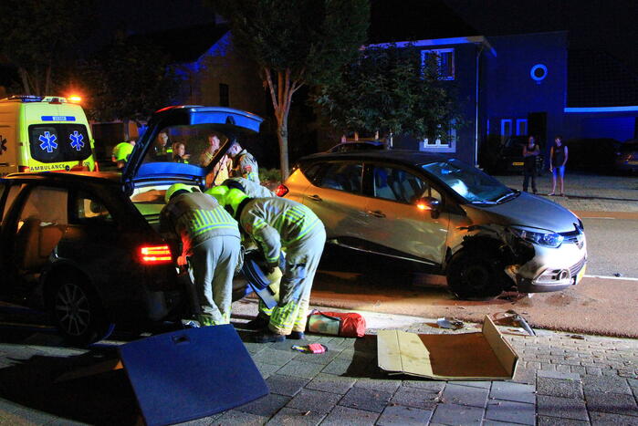 Schade bij flinke botsing