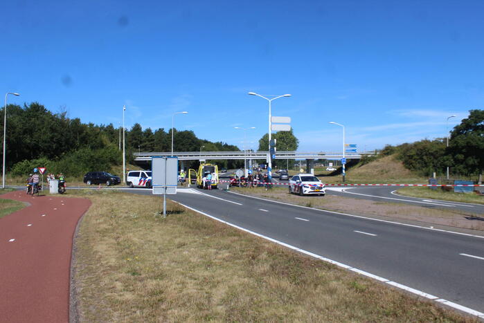Motorrijder gewond na ongeval