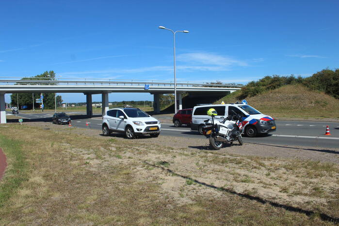 Motorrijder gewond na ongeval