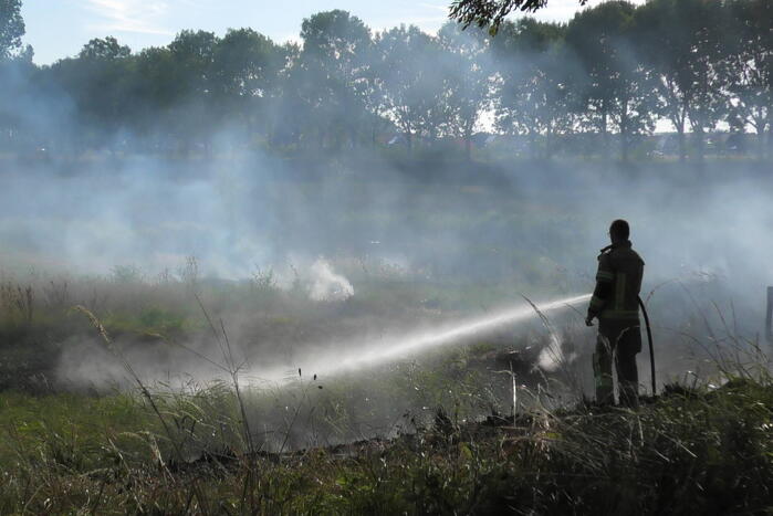 Flinke rookontwikkeling bij buitenbrand