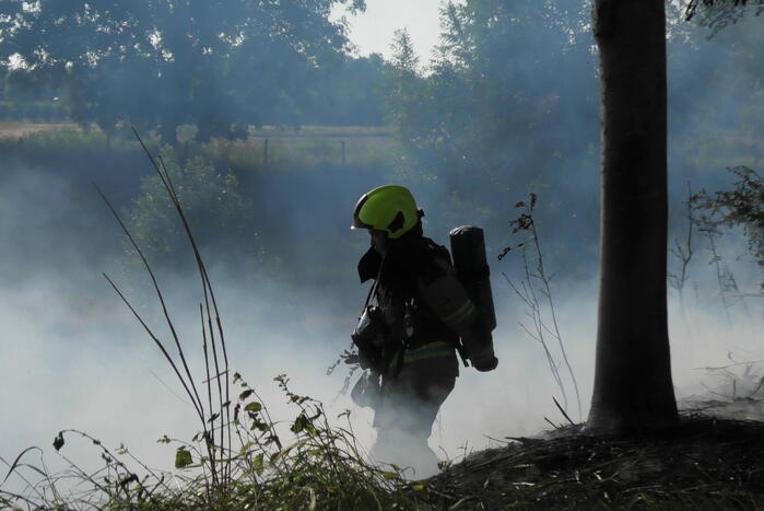 Flinke rookontwikkeling bij buitenbrand
