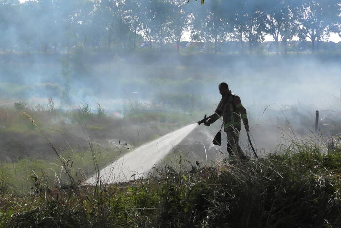 Flinke rookontwikkeling bij buitenbrand