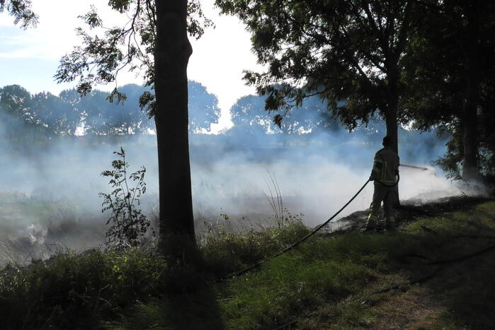 Flinke rookontwikkeling bij buitenbrand