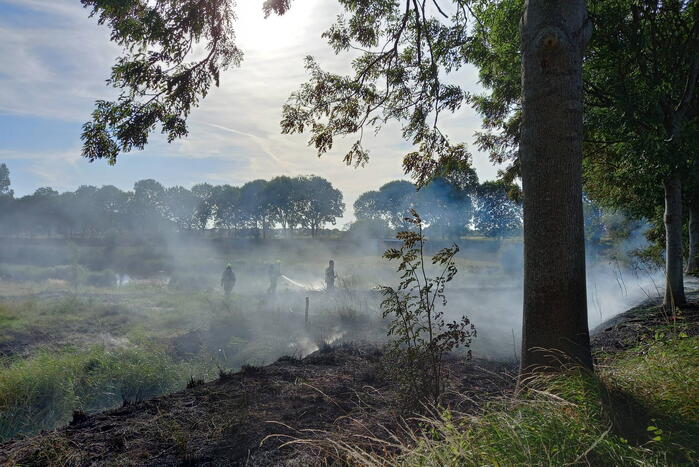 Flinke rookontwikkeling bij buitenbrand
