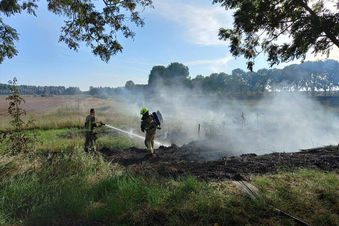 Flinke rookontwikkeling bij buitenbrand