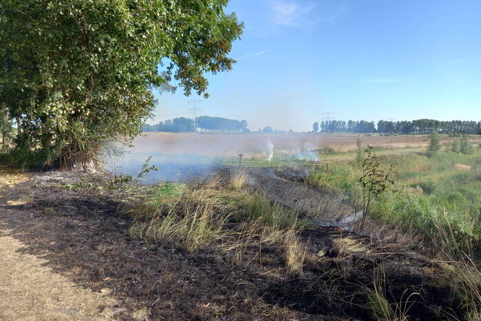 Flinke rookontwikkeling bij buitenbrand