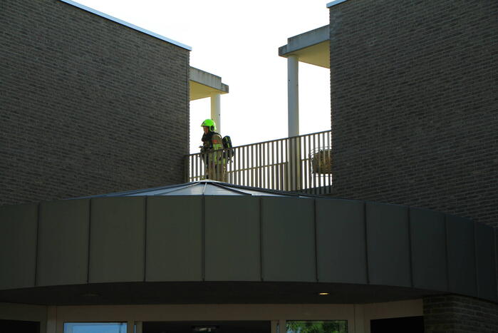 Zorgwoningen ontruimd vanwege brandmelding