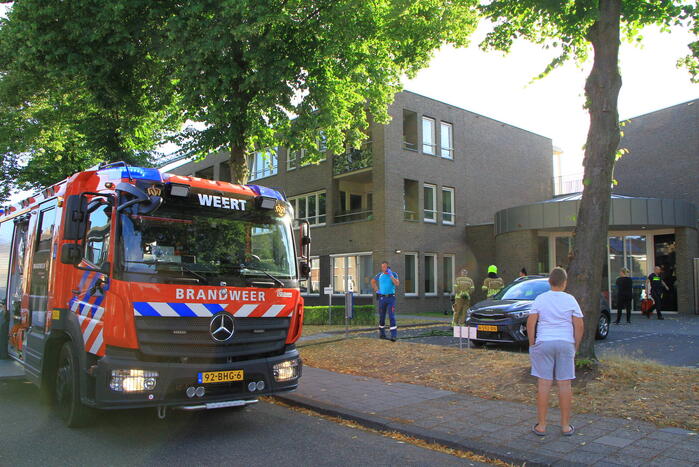 Zorgwoningen ontruimd vanwege brandmelding