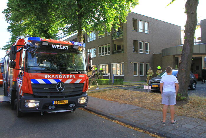 Zorgwoningen ontruimd vanwege brandmelding