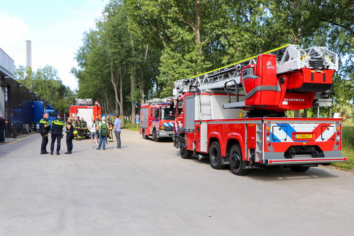 Bedrijfspand ontruimd door rook
