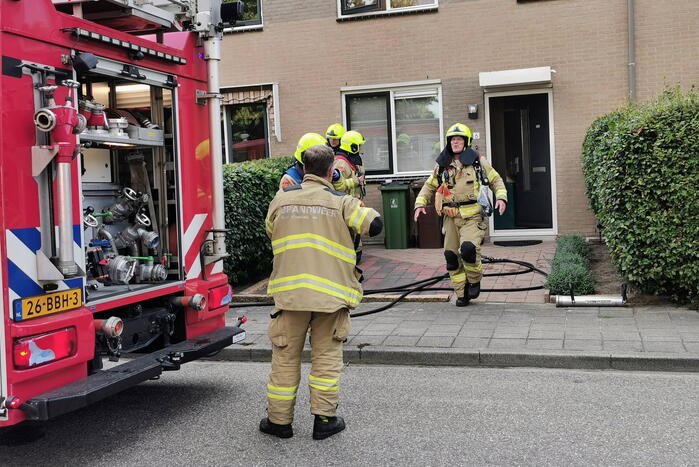 Persoon gewond bij keukenbrand