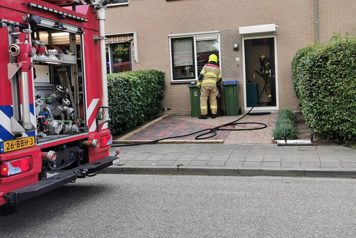 Persoon gewond bij keukenbrand