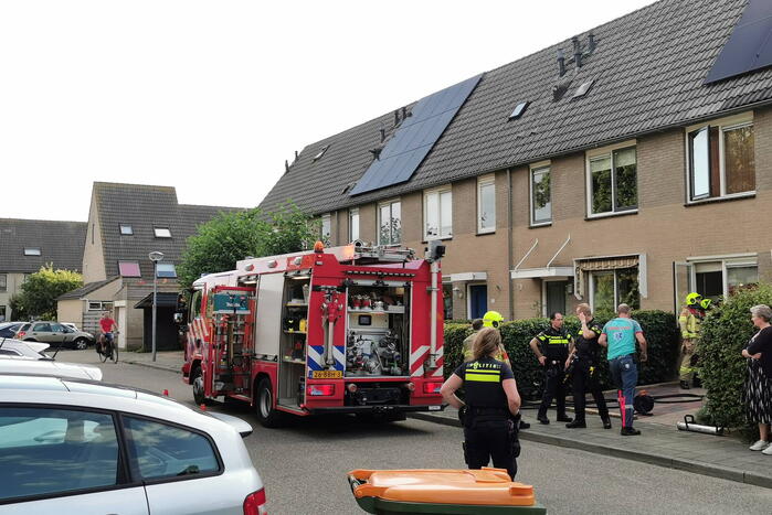 Persoon gewond bij keukenbrand