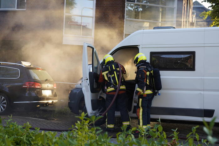 Kortsluiting veroorzaakt brand in camper