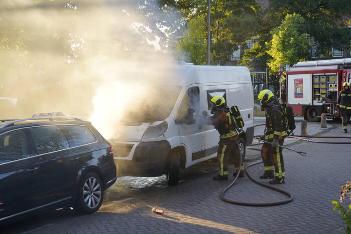 Kortsluiting veroorzaakt brand in camper