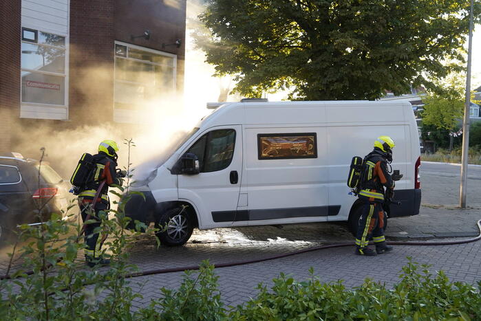 Kortsluiting veroorzaakt brand in camper
