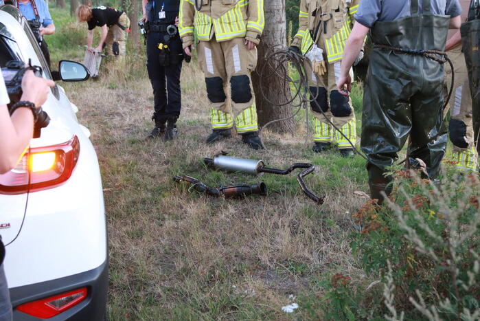 Brandweer zoekt naar gestolen katalysator