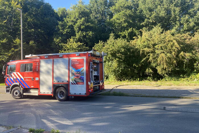 Brandweer met spoed naar brand in tunneltje