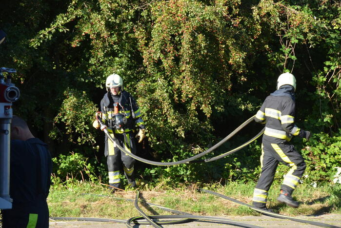 Brandweer met spoed naar brand in tunneltje