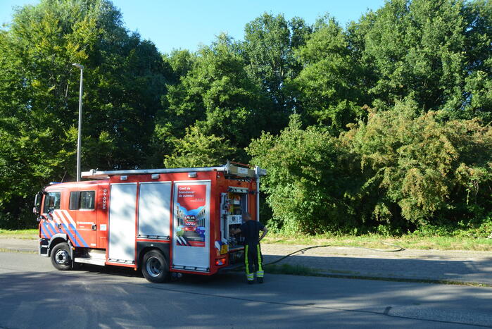 Brandweer met spoed naar brand in tunneltje