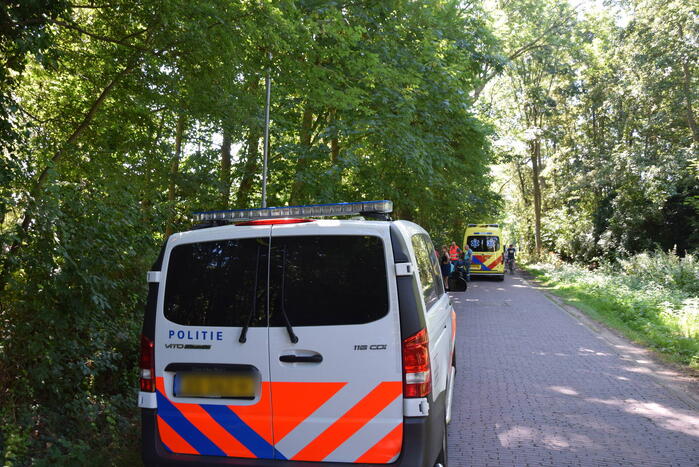Aanrijding tussen quad en fietser