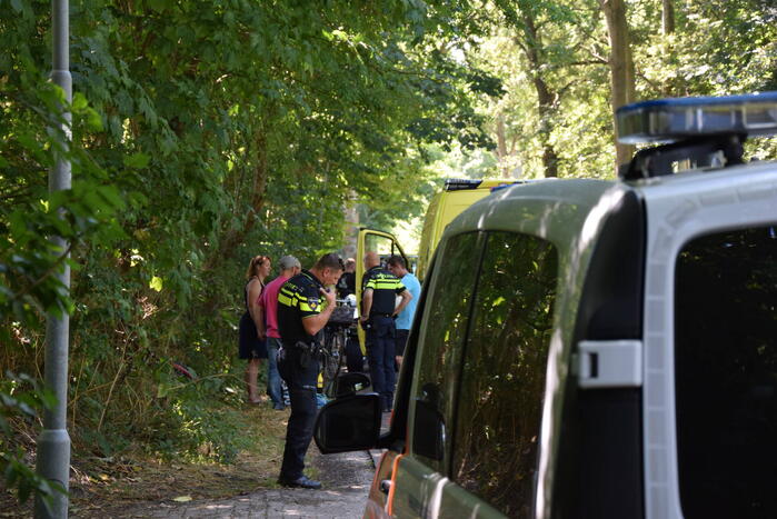 Aanrijding tussen quad en fietser