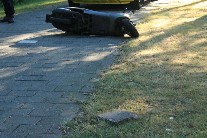 Eenzijdige aanrijding door losse tegels