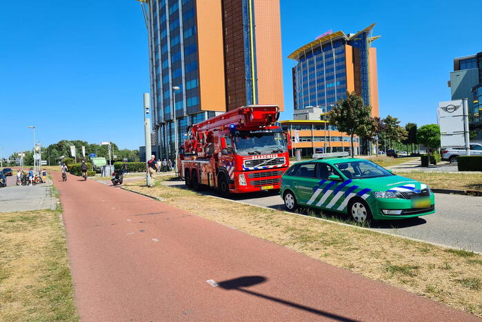 Zoekactie in water na aantreffen scooter